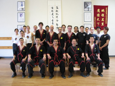 Photos of Wing Chun students and instructors participating in Chinese martial arts seminars of the International Wing Tsun Association 